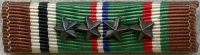 Nice, Clean WWII ETO United States Army Ribbon Bar with Four Battle Stars