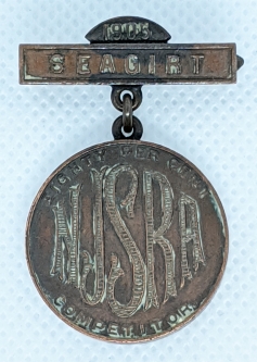 1905 National Matches Seagirt Medal for 80% Competition Awarded by New Jersey State Rifle