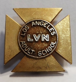 1930s Los Angeles Adult School Nursing Graduate Pin