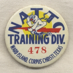 WWII Naval Air Technical Training Center (NATTC) Training Division Badge