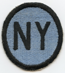 WWII New York State Guard "White Back" Shoulder Patch