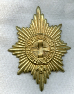 1920s Issue Coldstream Guards Enlisted Man's Helmet Plate