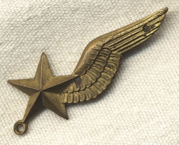 Rare WWII Free French Air Force Observer Rate Badge