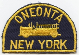 1960's Oneonta, New York Fire Deparment Patch