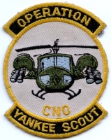 Rare US Army 26th Div Aviation & DEA Counter-Narcotics Operation (CNO) Operation Yankee Scout Patch
