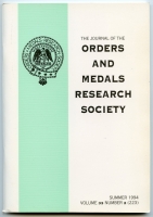 The Journal of the Orders and Medals Research Society Vol. 33 No. 2 Summer 1994