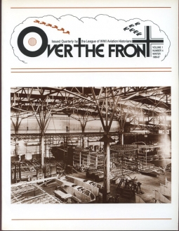 "Over the Front" WWI Aviation History Journal Winter 1986-1987 Vol. 1 No. 4