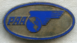 Historical 1929 PAA Pilot Hat Badge 1st Issue Owned by Pioneer R.O.D. Sullivan