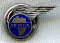 Very Rare Early WWII PAA Africa (Ferries) One Year of Service Pin Screwback