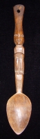 Circa 1930s or 1940s South Pacific Native Carved Wooden Spoon from North Luzon, Philippines