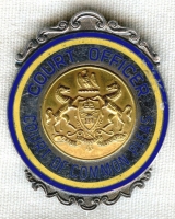 1930s-40s Pennsylvania State Court Officer Badge, Court of Common Pleas