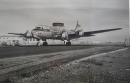 Late 1940's - Early 1950's Framed Photo Print of Pan Am DC-4 Clipper #NX 88892
