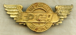Scarce, Ca 1940 Penn Central Air Pilot Hat Badge. 2nd Issue