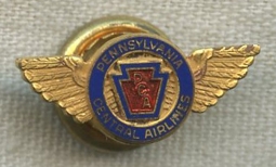 1940s Pennsylvania Central Airlines (PCA) Lapel Pin