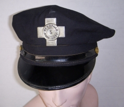 Cool Vintage 1950s Pembroke, New Hampshire Fireman's Hat with Badge