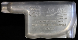 Great Vintage 1957 Phillips 66 Gasoline Commemorative Ashtray for the Will Rogers Highway