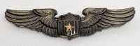 Elegant & Poignant Circa 1943 USAAF Wing with Gold Star by Amico Presented to NOK of KIA B-17 Pilot
