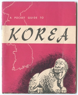 Korean War Period (1950) US Armed Forces "A Pocket Guide to Korea"