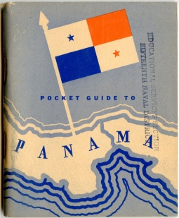 1943 US Army & USN "A Pocket Guide to Panama" with Stamped Cover