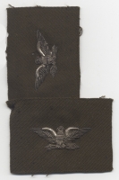 Pair of Beautiful Bullion ETO-Made Colonel's War Eagles