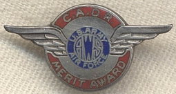 Scarce Pre-CAP Civilian Air Defense Reserve Award Pin in Sterling