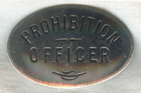 Great Early 1920s Prohibition Officer Badge From Massachusetts or New Hampshire