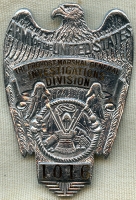 Rare WWII US Army Provost Marshal General Investigations Division Badge