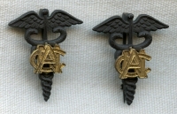 Pair of WWI US Army Nurse Corps Collar Insignia