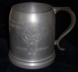 Circa 1919-1935 Trophy Stein from Women's School Theatrical Club