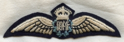 WWII Royal Australian Air Force (RAAF) Pilot Wing Padded for Dress Uniform