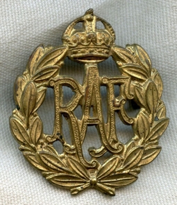 WWII RAF (Royal Air Force) Enlisted Man Hat Badge
