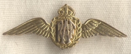 Solid Gold RAF Sweetheart Wing Possibly WWI