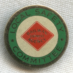 Late 1930s Railway Express Agency (REA) Local Safety Committee Member Badge