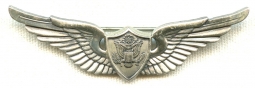 Rare Ca. 1947-1950 US Army Air Crew Sterling Wing by O. C. Tanner of Salt Lake City, Utah