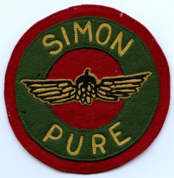Rare 1930s Simon Brewery (Buffalo, New York) Truck Driver Uniform Jacket Patch