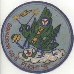 Rare World War II Civil Air Patrol (CAP) Squadron 611-5 Flight R Patch