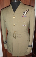 Nice Named WWII RCAF (Royal Canadian Air Force) Summer Uniform: Ribbons, UK-Made & Unknown W Wings