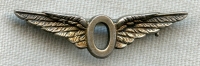 Rare Sterling WWII Royal Canadian Air Force RCAF Operational Wings Badge One Tour by Birks Pinback