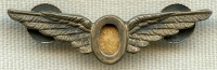 Scarce Sterling WWII Royal Canadian Air Force RCAF Operational Wings Badge for One Tour by Birks