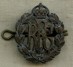 World War I Royal Flying Corps Officer Coller Badge in Bronze by Firmin London.