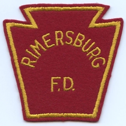 1950's Rimersburg (Pennsylvania) Fire Department Patch