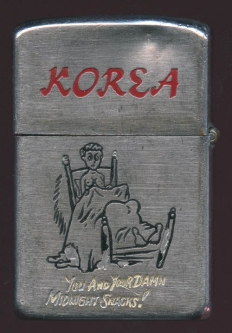 Korean War Era Risque' Full Size Novelty Lighter by Arirang