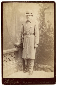 Great 1880s Rochester, New York Policeman Cabinet Photo