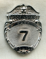 Rare 1970s Rockingham Park (Race Track) Police Badge from Salem, NH