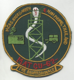 Thai Made Operation Rosegarden MATCU 62 Squadron Patch