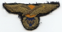 Rare WWII Royal Dutch Air Force Pilot Observer (Waarnemer) Wing in Bullion English-Made