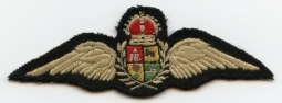 Beautiful & Rare 1920s-1930s South African Air Force (SAAF) Pilot Wing South African-Made
