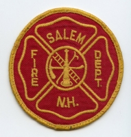 Circa 1960s Salem, New Hampshire Fire Department Patch