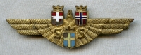 Circa 1946-1947 Scandinavian Airlines System (SAS) Wing by Sporrong