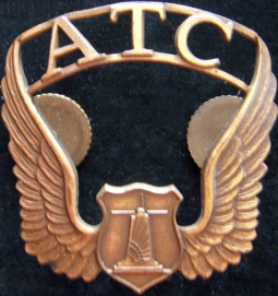 Scarce and Mint WWII Civilian ATC (Air Transport Command) Cap Badge